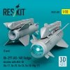RESKIT RS32-0601 Kh-29T (AS-14B Kedge) missiles with AKU-58 (2 pcs) (Su-17, Su-25, Su-24, Su-30, Mig-27) (3D Printed) (1/32)